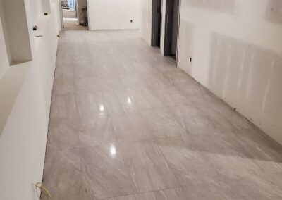 Tiled Hallway